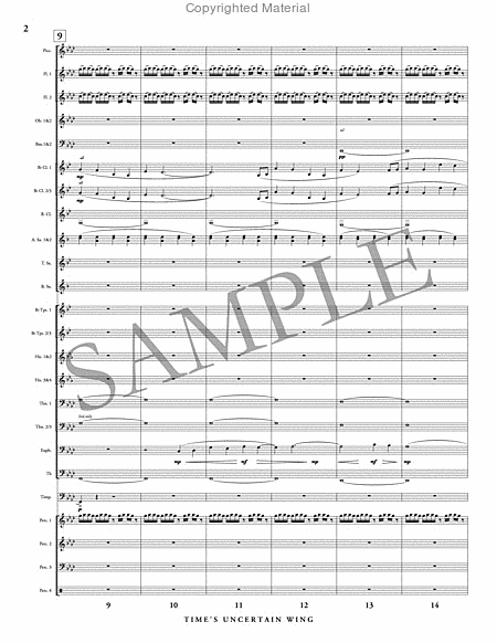 Time's Uncertain Wing (score & parts) image number null