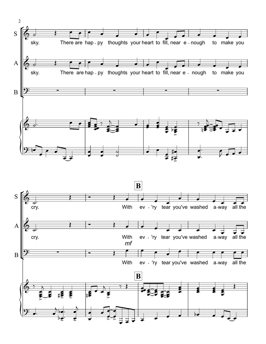 There's A Bluebird On Your Windowsill 3-Part scores gallery preview page 4