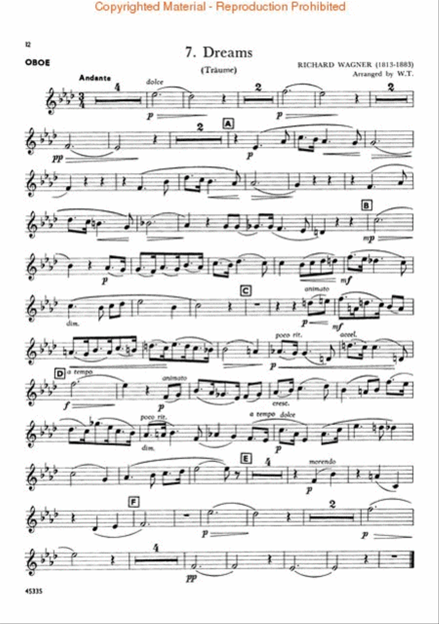 Solos for the Oboe Player Piano scores gallery preview page 5