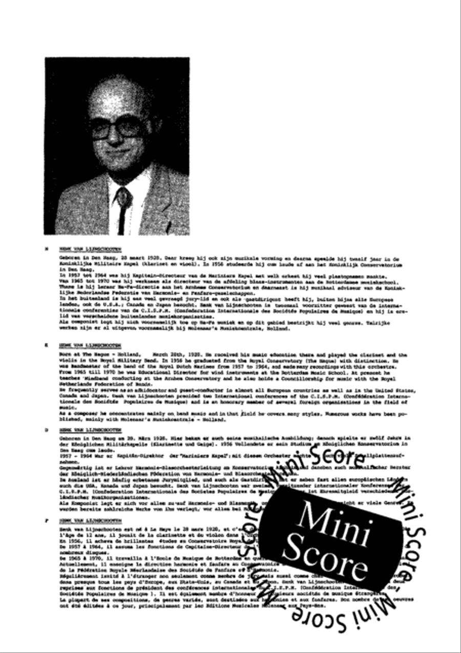 Hymne au Vin Hymne au Vin Concert Band scores gallery preview page 5