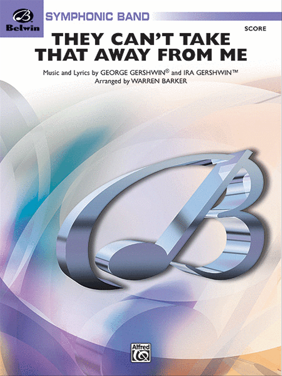 They Can't Take That Away from Me Concert Band scores gallery preview page 1