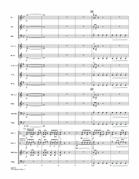 The Forgotten Village - Conductor Score (Full Score)