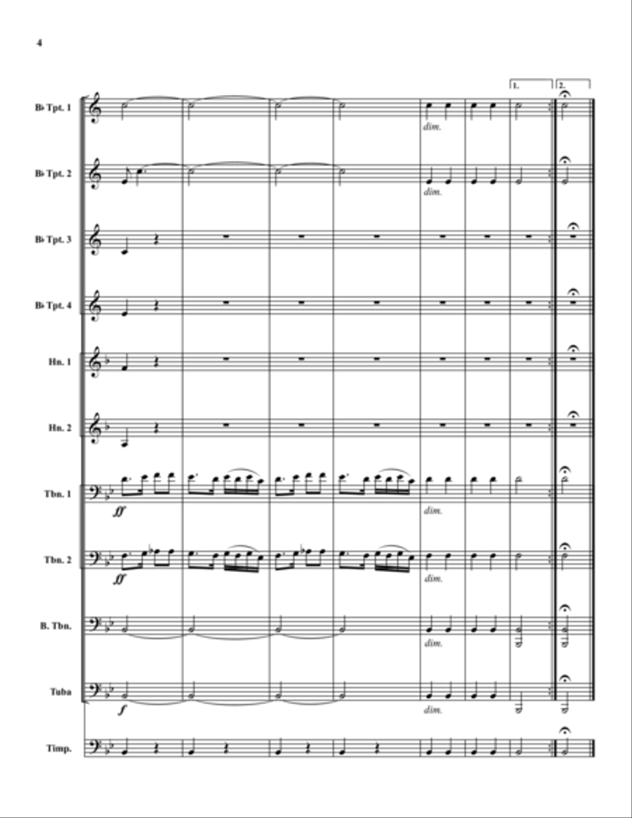 Chorale St. Antoni Brass Ensemble scores gallery preview page 4