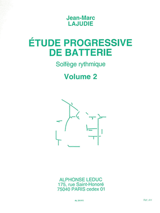 Etude Progressive De Batterie, Solfege Rythmique Vol.2 (percussion