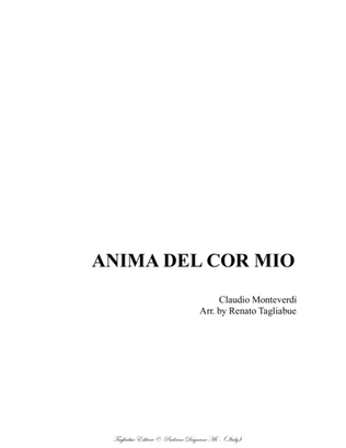 ANIMA DEL COR MIO - C. Monteverdi - For SATTB Choir