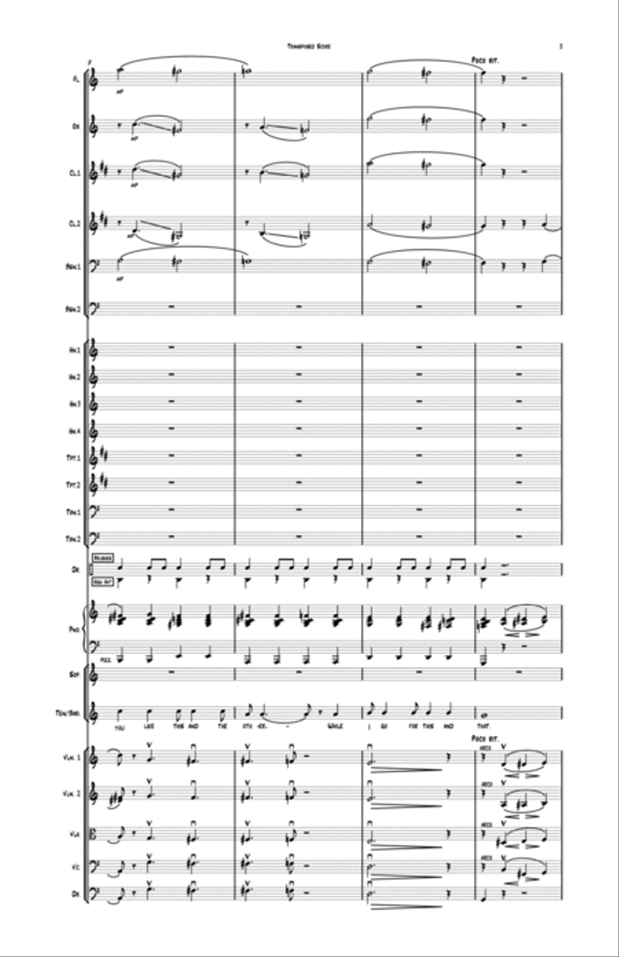 Let's Call The Whole Thing Off Full Orchestra scores gallery preview page 3