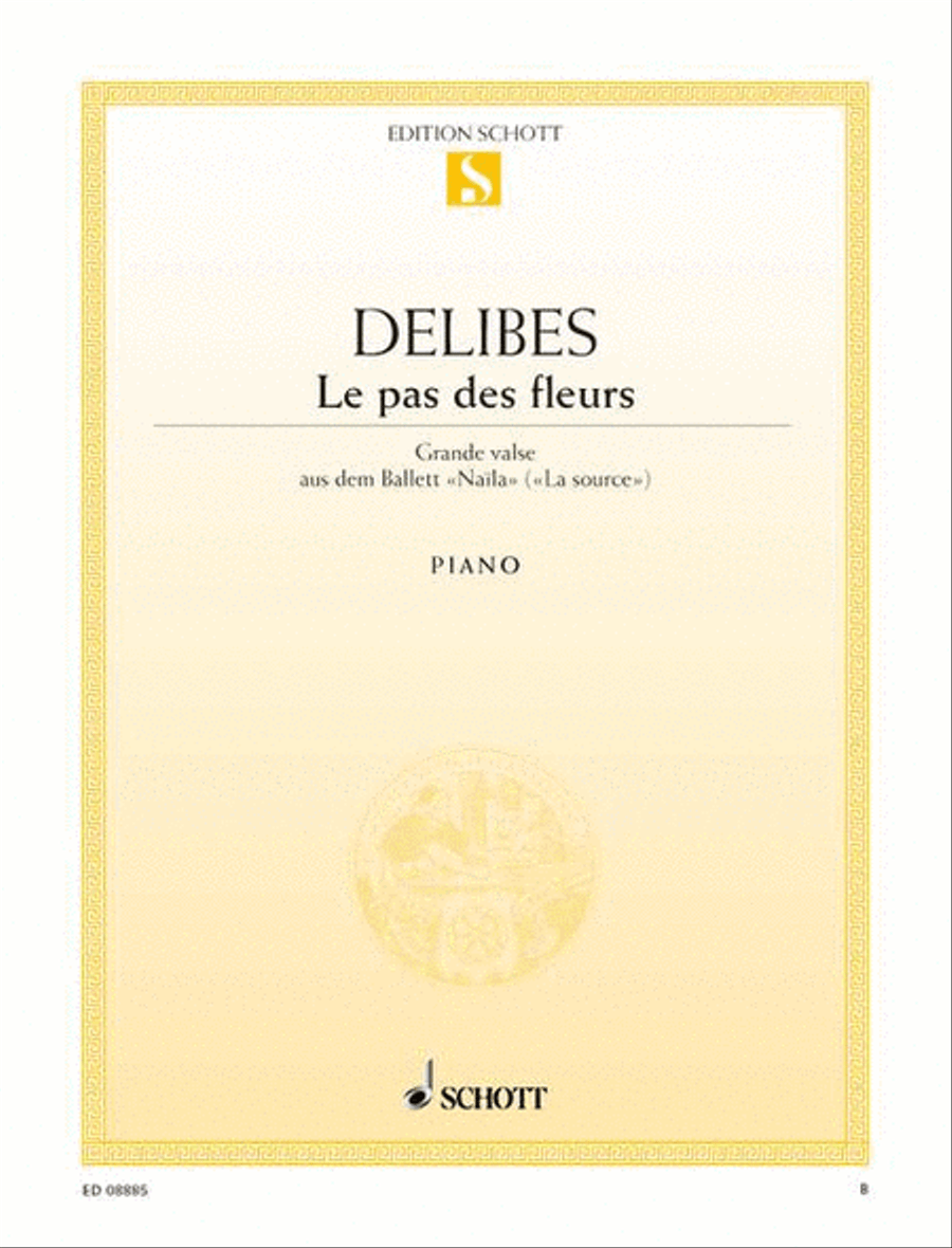 Le Pas des Fleurs Piano Solo scores gallery preview page 1