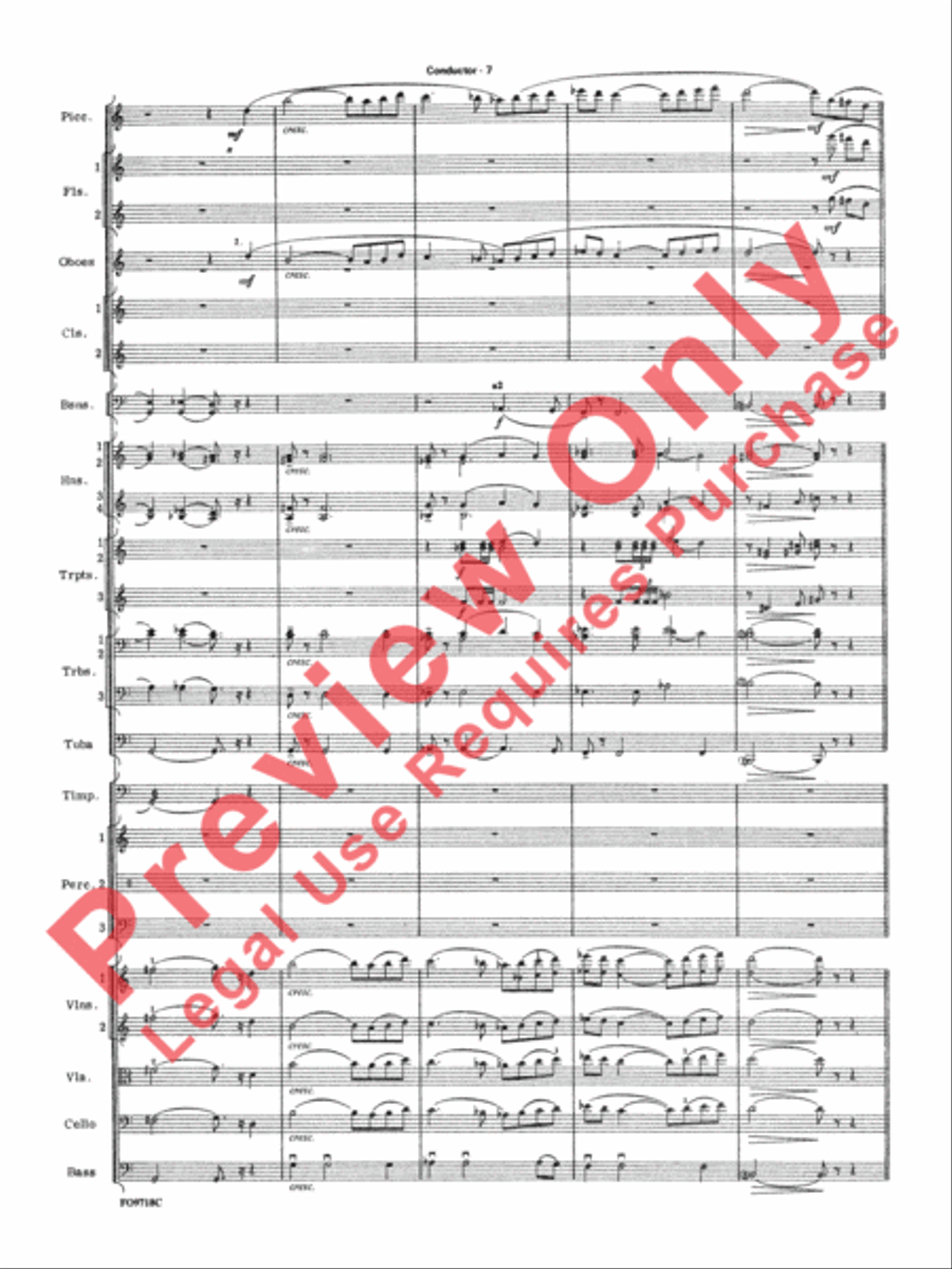 The Empire Strikes Back Medley Full Orchestra scores gallery preview page 10