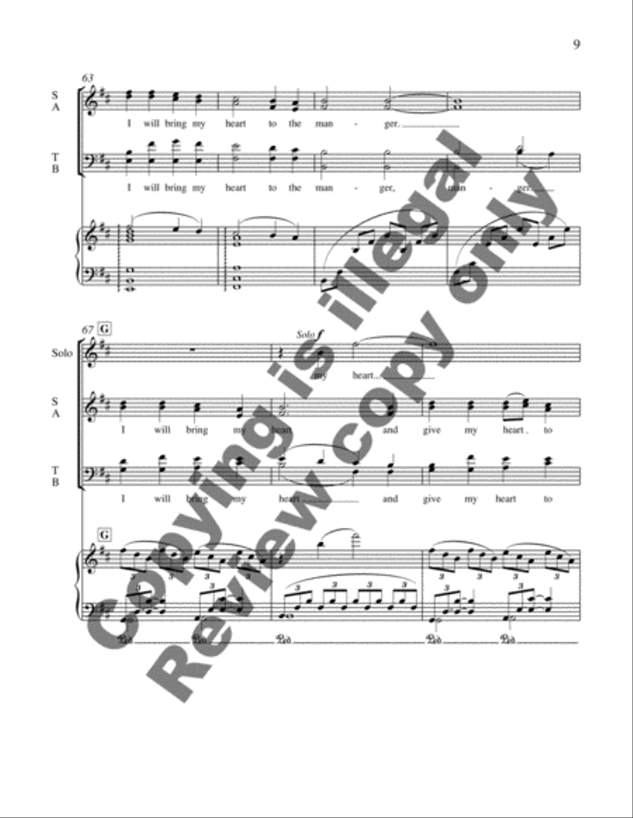 Shepherd's Song at Christmas Divisi scores gallery preview page 7