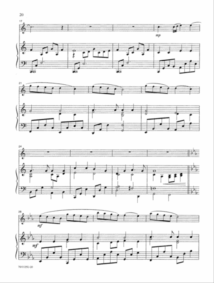Contemporary Hymn Settings for Flute and Piano Flute Solo scores gallery preview page 13