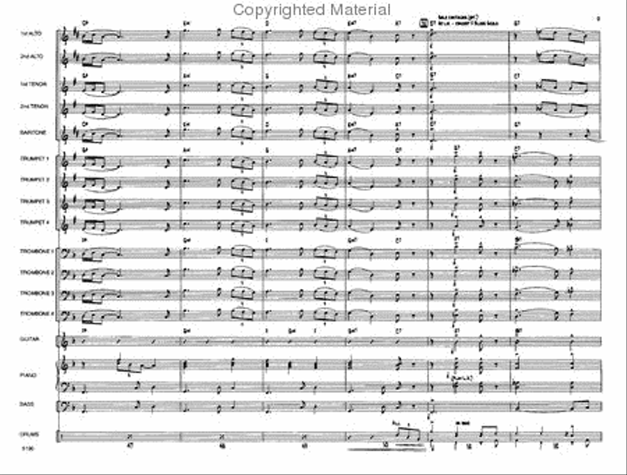 Away In A Manger Away In A Manger Jazz Ensemble scores gallery preview page 8