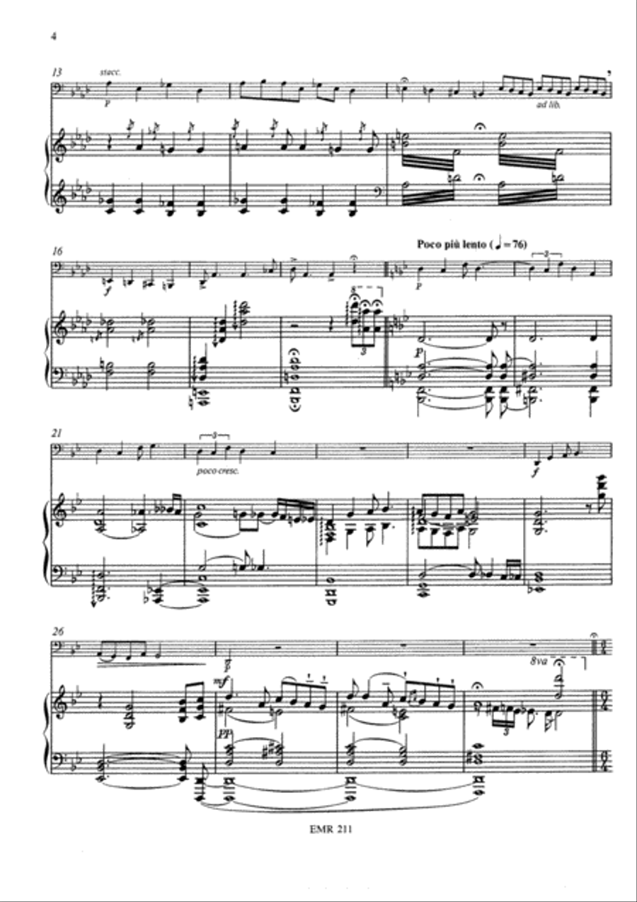 Introduzione Tema e Variazioni Bass Trombone scores gallery preview page 5