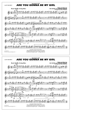 Are You Gonna Be My Girl (arr. Paul Murtha) - 1st Bb Trumpet