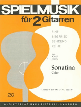 Book cover for Sonatina Fur 2 Gitarren C-dur