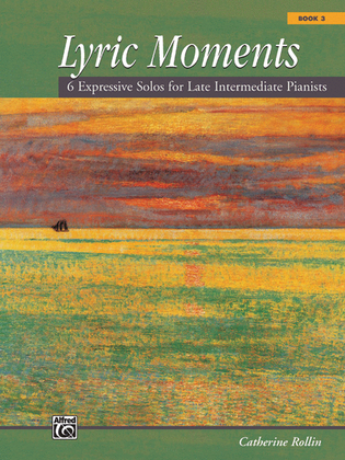 Book cover for Lyric Moments, Book 3