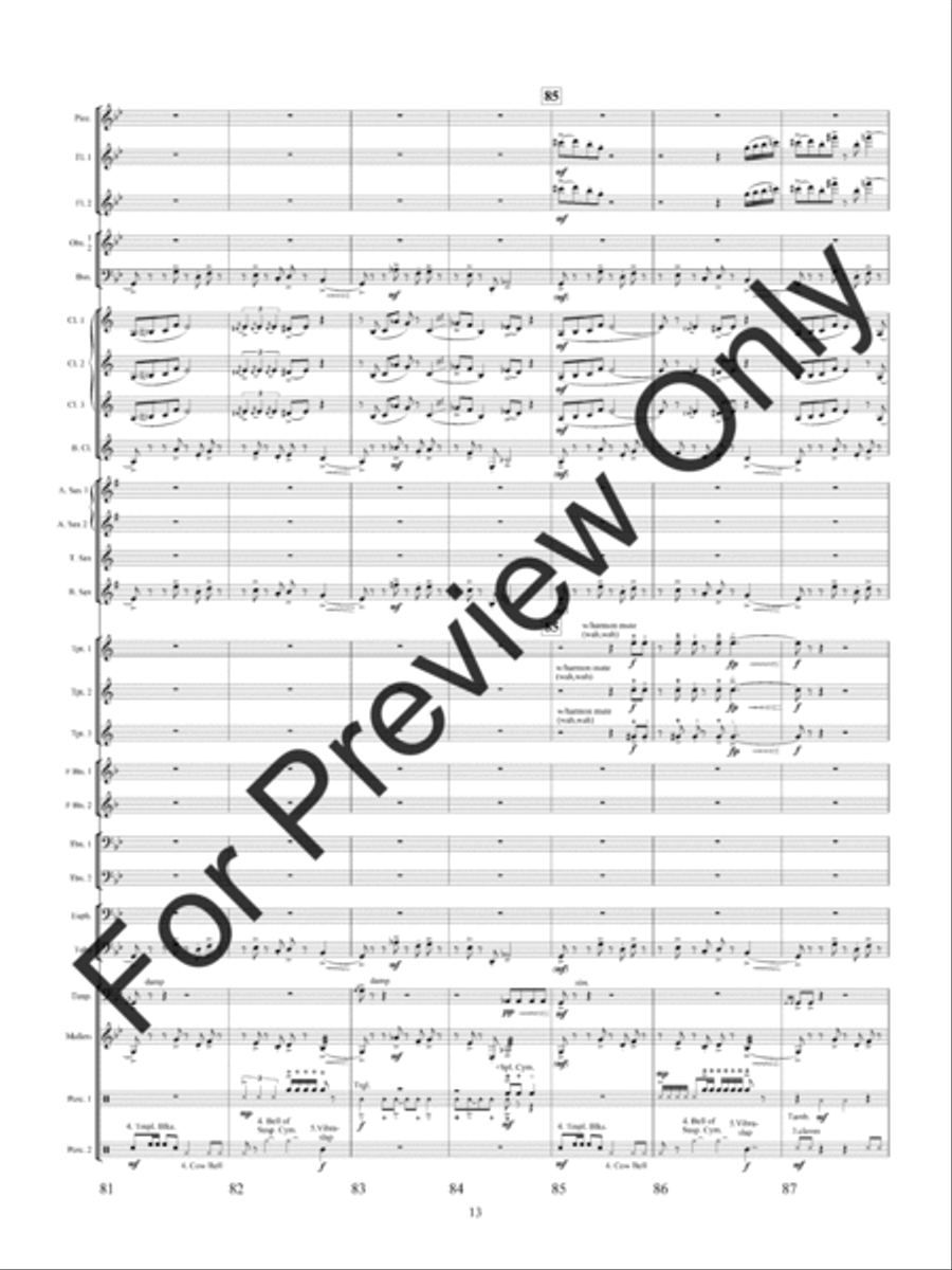 Spitfire Spitfire Concert Band scores gallery preview page 16