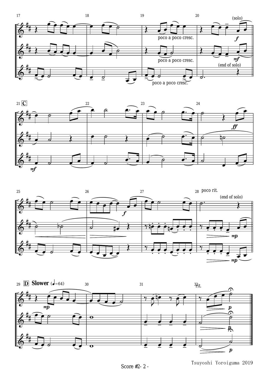 Sailing Brass Ensemble scores gallery preview page 4