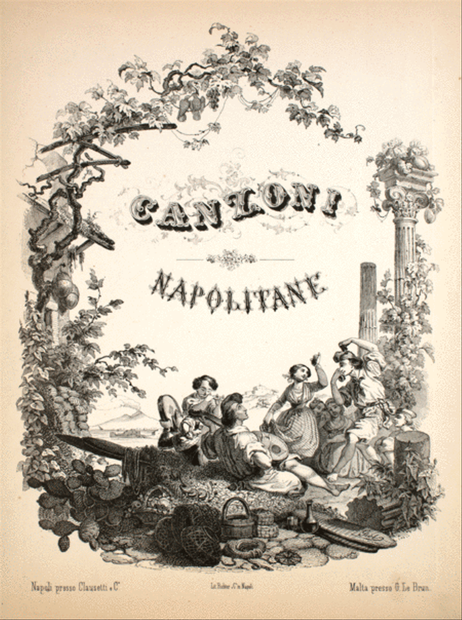 Canzoni Napolitane. Te voglio bene assaje Voice scores gallery preview page 1