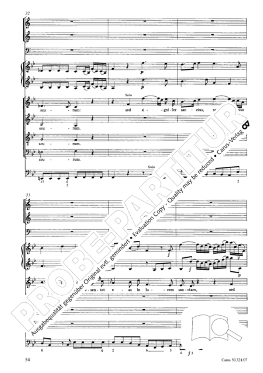 Requiem in C minor Requiem in C minor 4-Part scores gallery preview page 61