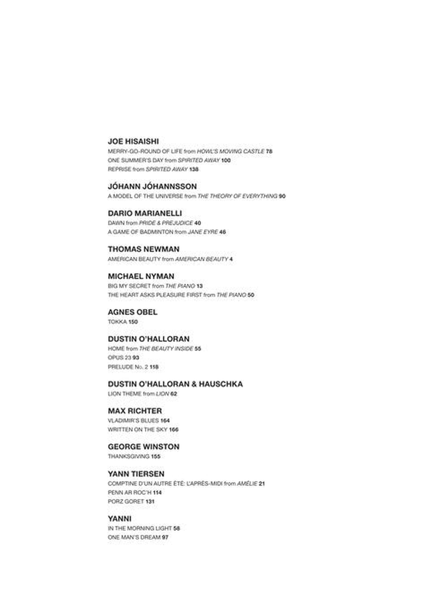 Contemporary Piano Masters – 2nd Edition Piano Solo scores gallery preview page 4