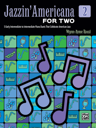 Book cover for Jazzin' Americana for Two, Book 2