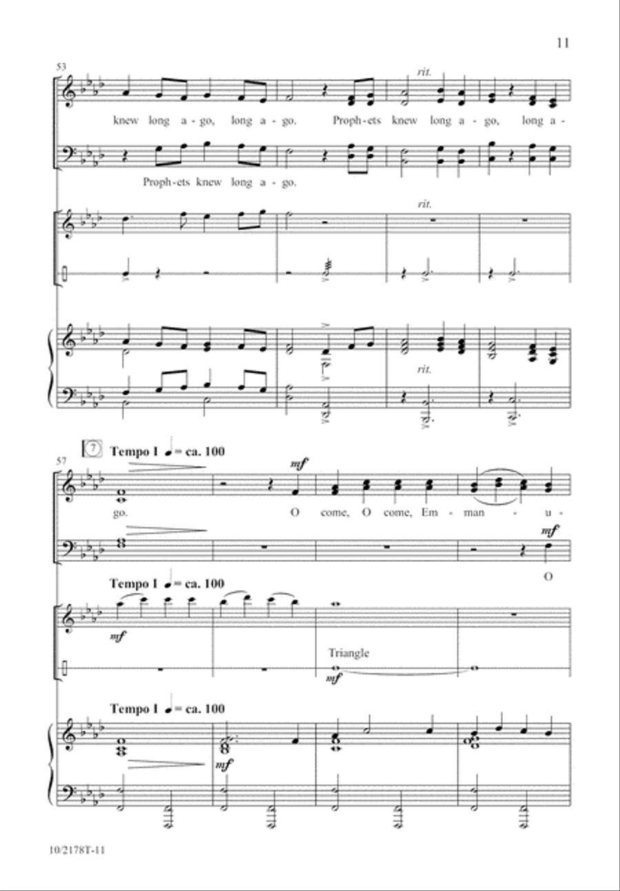 Prophets Knew 4-Part scores gallery preview page 11