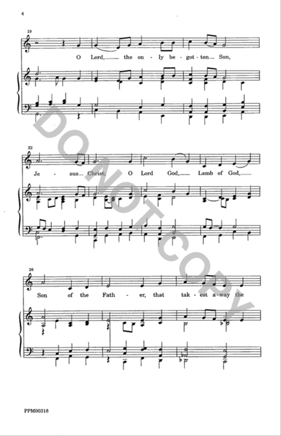 Missa Ecclesia Christi Unison Choir scores gallery preview page 5
