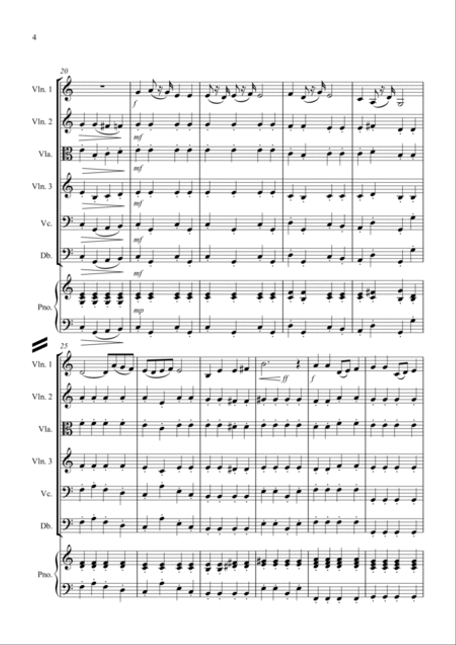 Toreador's Song (Fantasia from Carmen) for String Orchestra String Orchestra scores gallery preview page 4