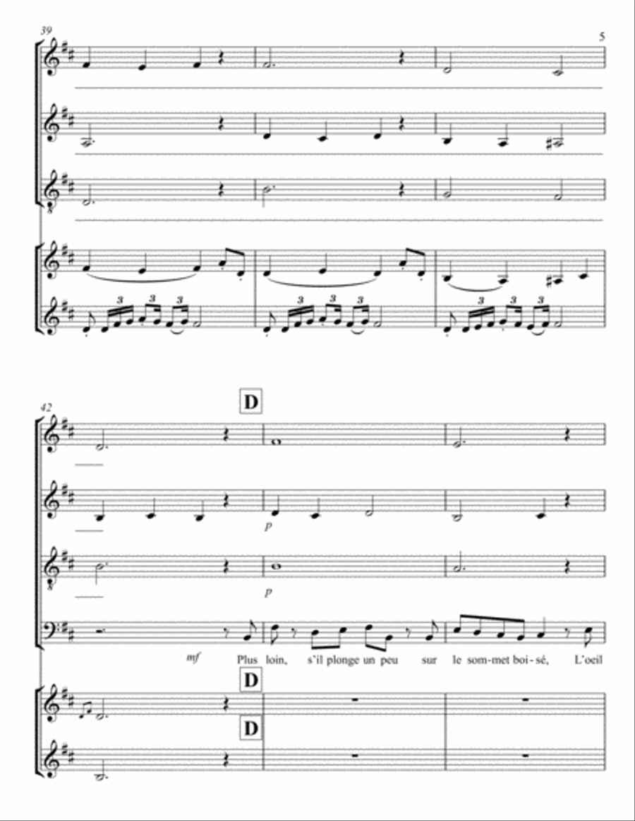 LES OISEAUX DE NEIGE - Spencer Wood Small Ensemble scores gallery preview page 5