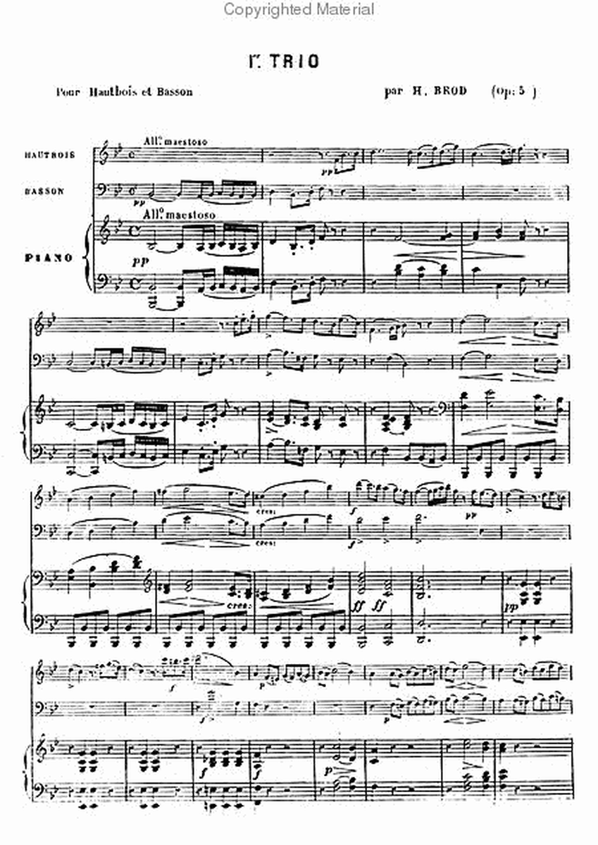 Trio, Op. 5 image number null