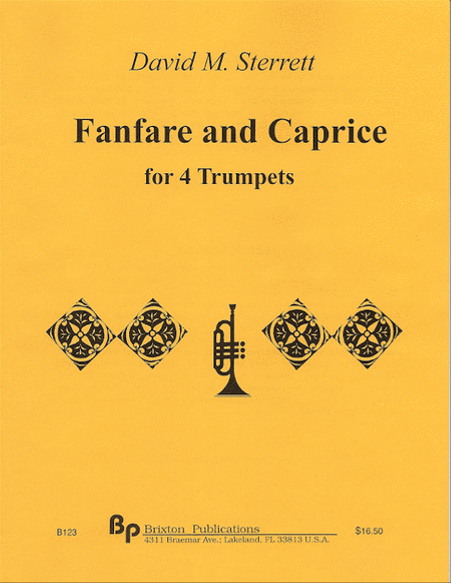 Fanfare and Caprice Trumpet scores gallery preview page 1