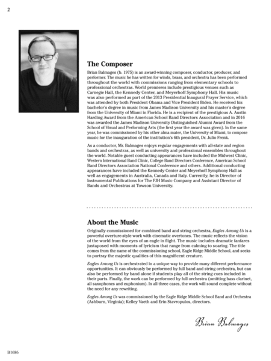 Eagles Among Us: Score Concert Band scores gallery preview page 2