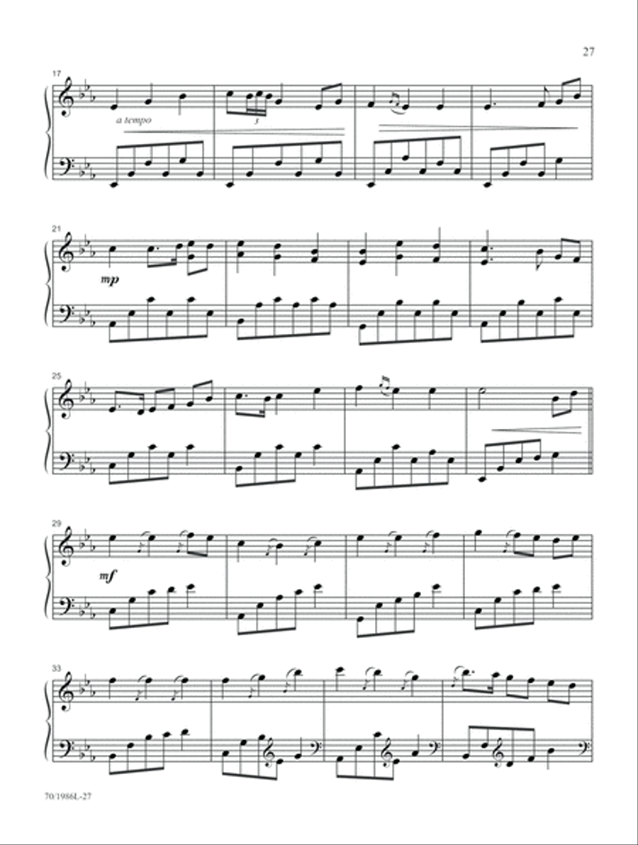 Glory and Grace Glory and Grace Piano Solo scores gallery preview page 16