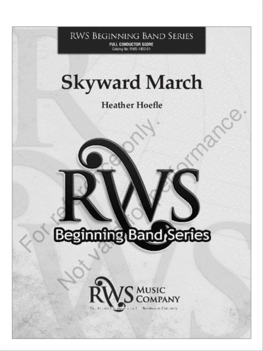 Skyward March Concert Band - Sheet Music page 2