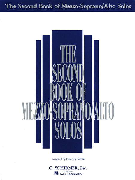 The Second Book of Mezzo-Soprano/Alto Solos (Book Only)