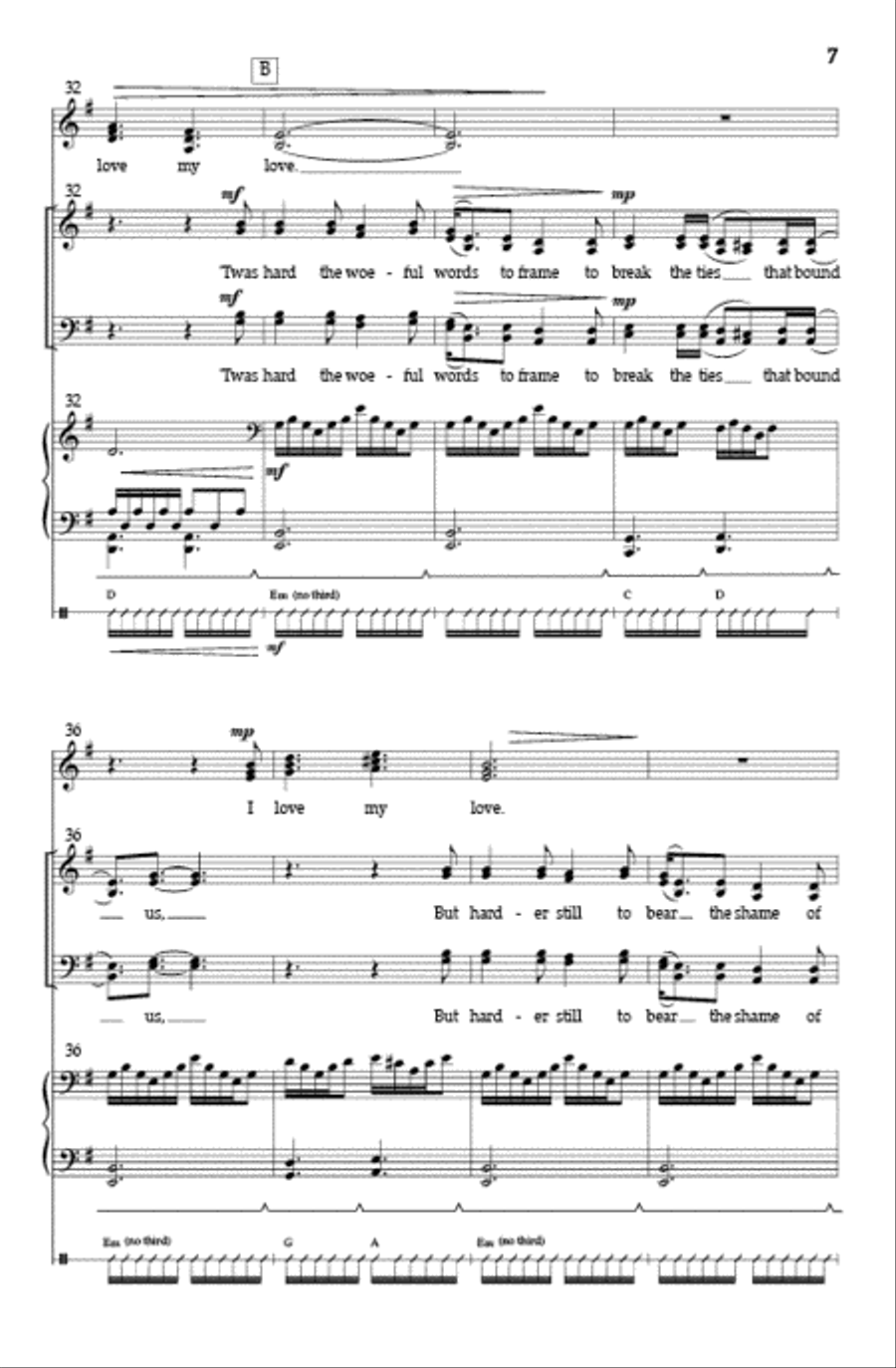The Wind That Shakes the Barley (SSATB) SSATB scores gallery preview page 6