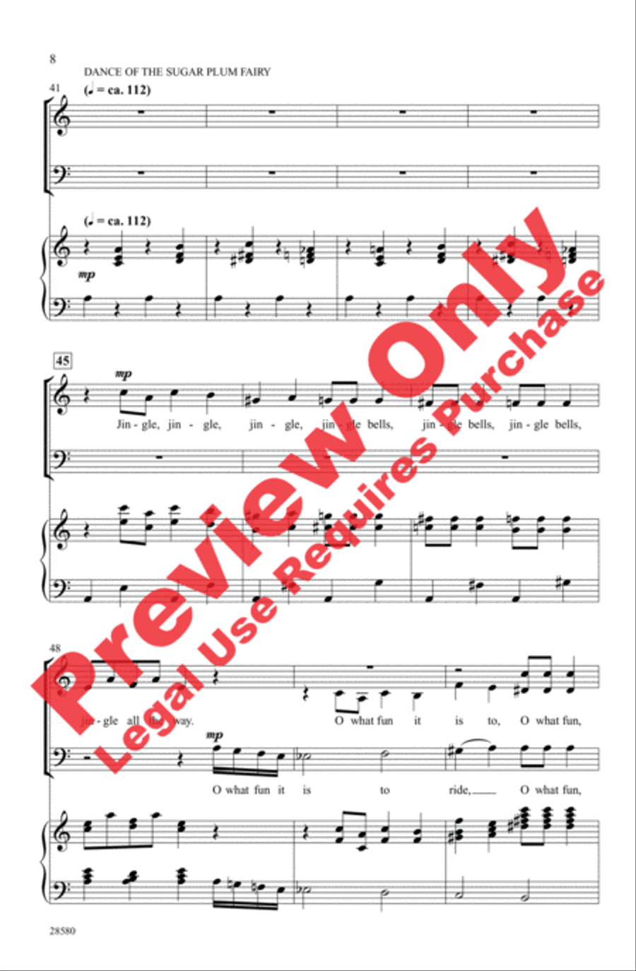 Nutcracker Jingles 3-Part scores gallery preview page 7