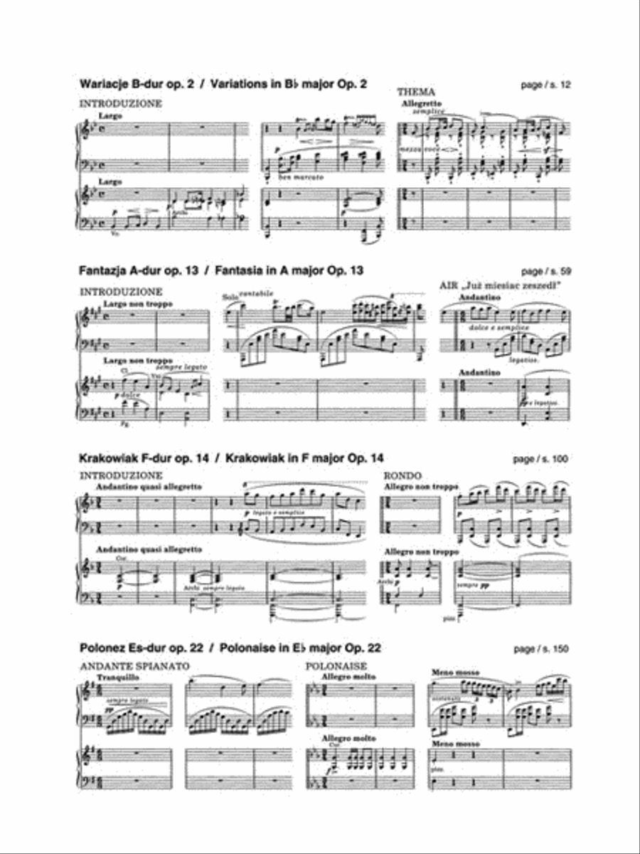 Concert Works for Piano and Orchestra - Version with Second Piano