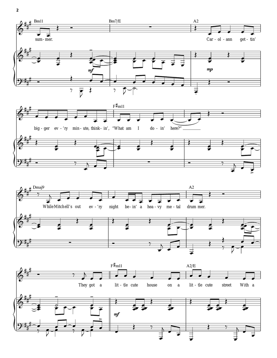 I Can Do Better Than That (from The Last 5 Years) Guitar scores gallery preview page 2