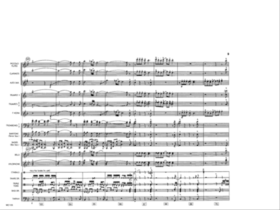 Spanish Fever Marching Band scores gallery preview page 10