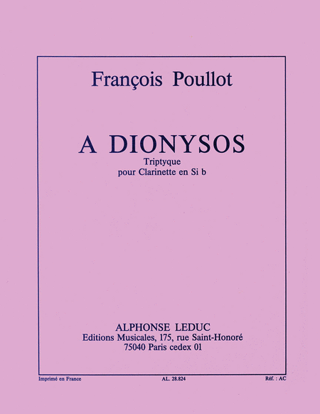 A Dionysos Triptyque