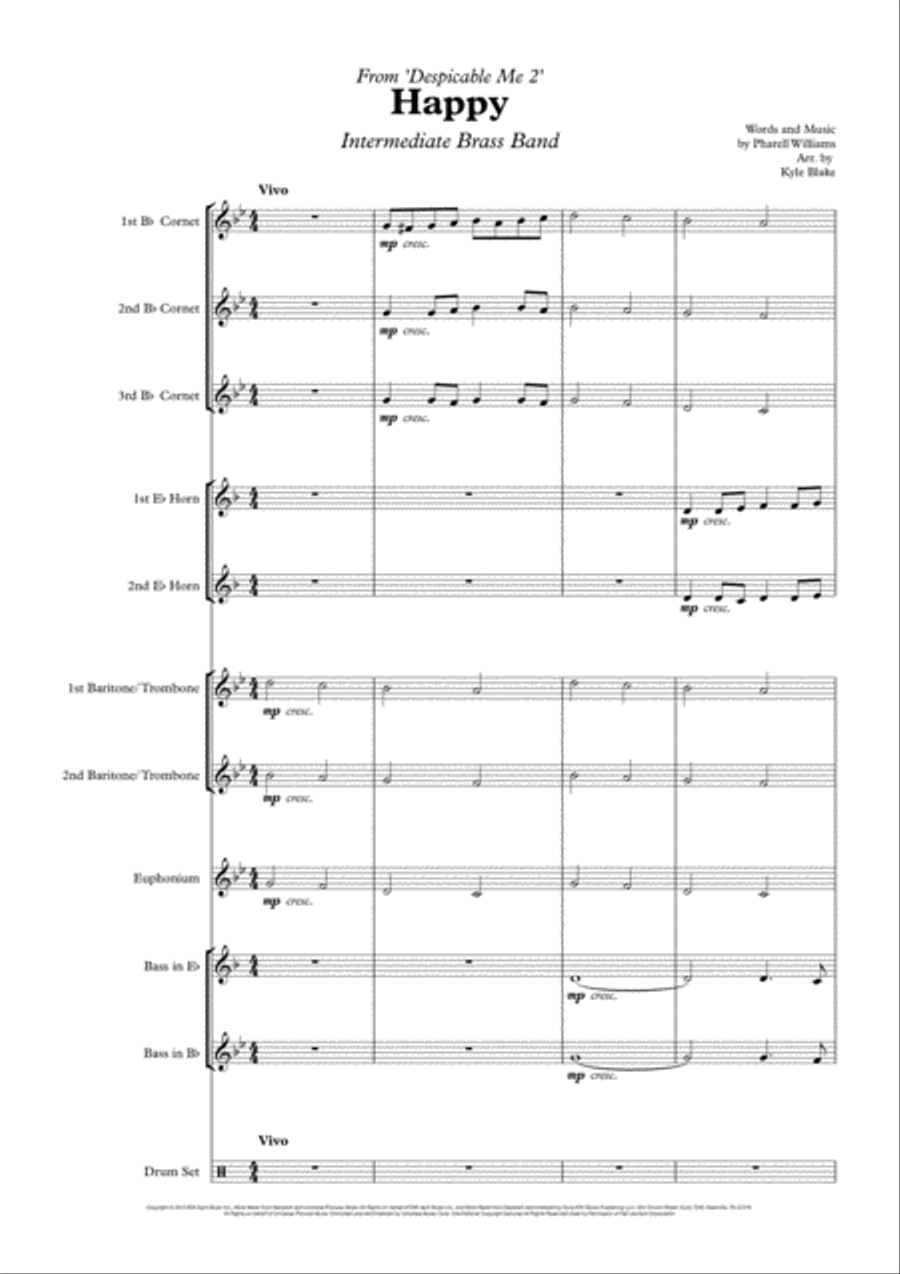 Happy Happy Large Ensemble scores gallery preview page 2