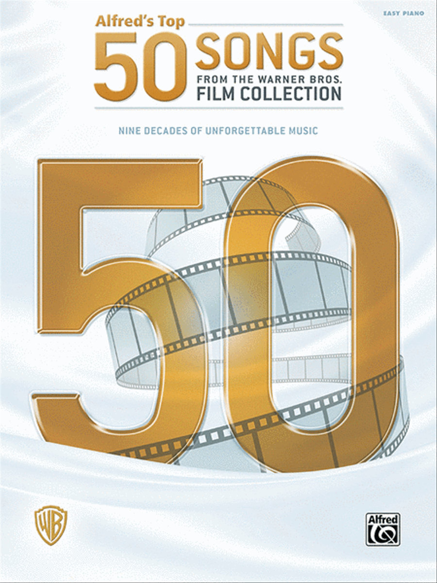 Alfred's Top 50 Songs from the Warner Bros. Film Collection Easy Piano scores gallery preview page 1