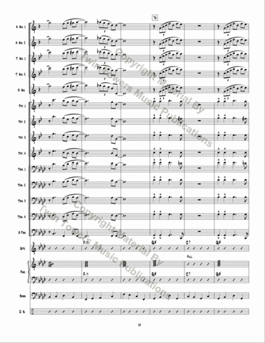 The Business Jazz Ensemble scores gallery preview page 15