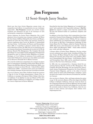 12 Semi-Simple Jazzy Studies