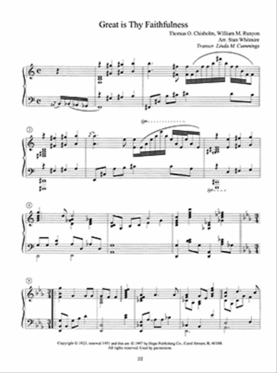 Piano Hymns Piano Solo scores gallery preview page 2