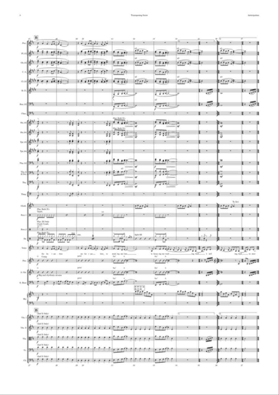 Anticipation Full Orchestra scores gallery preview page 4