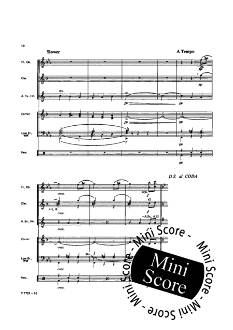 Botany Bay Concert Band scores gallery preview page 12