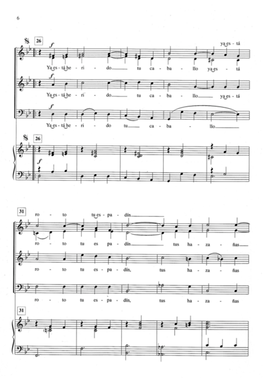 Romance de Roman Castillo 4-Part scores gallery preview page 9
