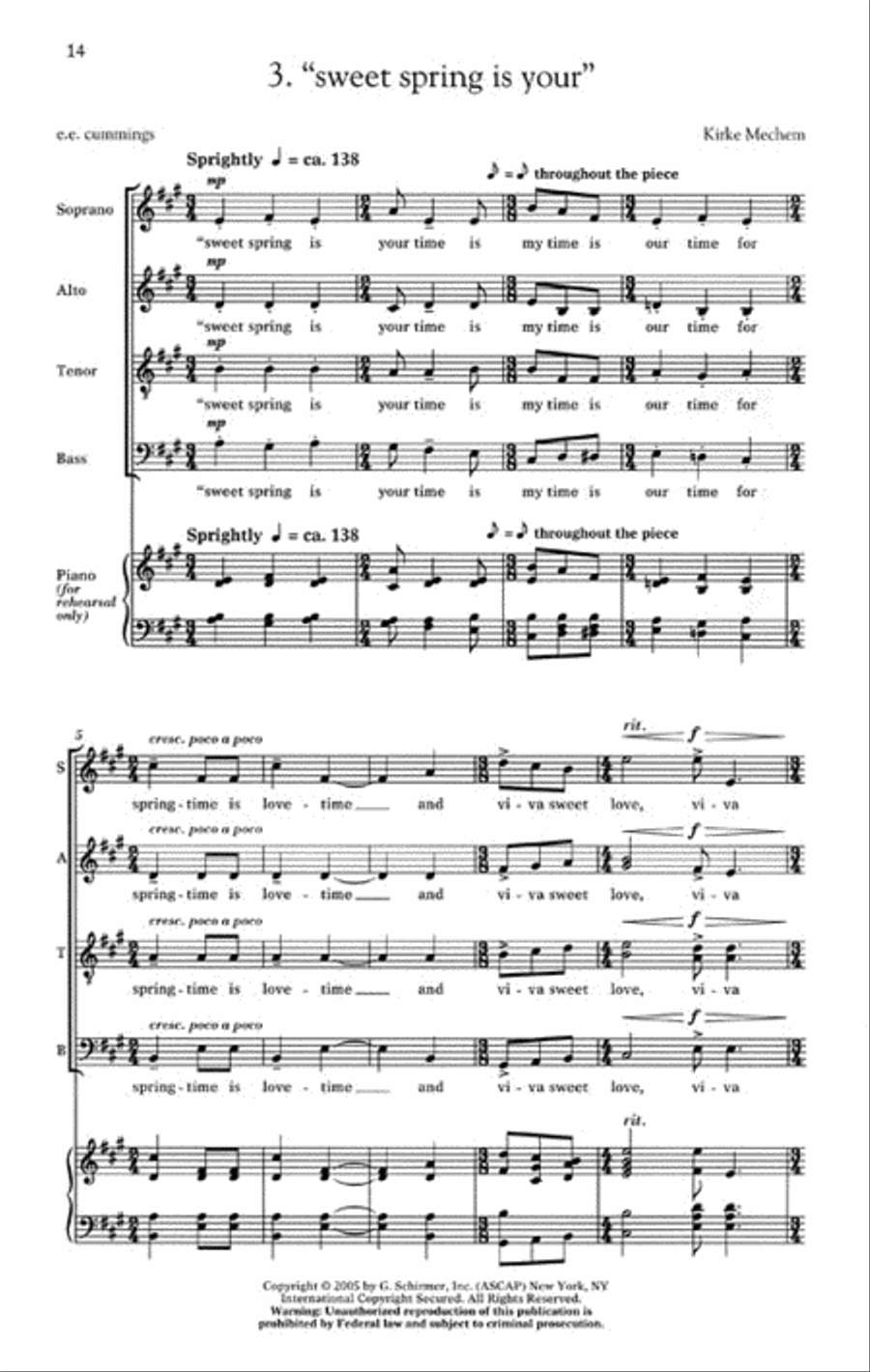 American Trio American Trio 4-Part scores gallery preview page 6